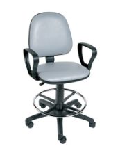 Sunflower Operator Chair Footring Arms Castor Base Lapis