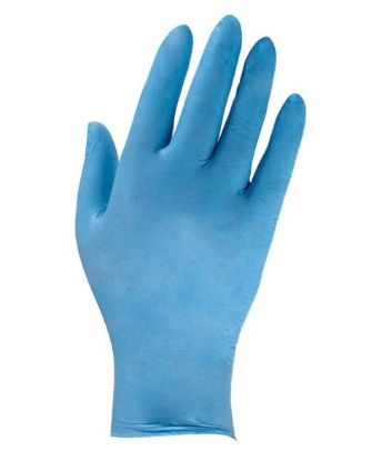 Examination Glove Blue Powder Free Latex Free Hybrid Large x 100