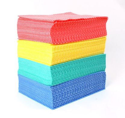 Disposable Colour Coded Cloths x 50