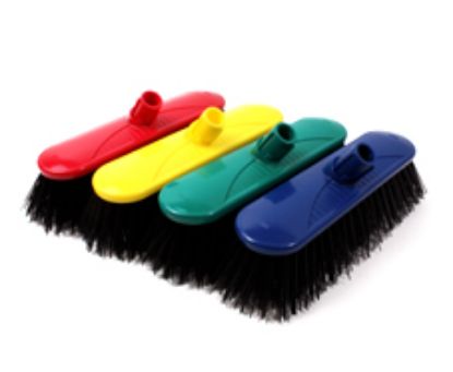 Interchangeable Hard Broom Head (Colour Coded) x 1