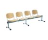 4 Seat Venus Visitor Modular Chair, Moulded Plastic 