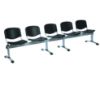 5 Seat Venus Visitor Modular Chair, Moulded Plastic 