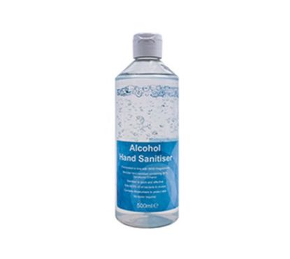 Hand Sanitiser Gel 500ml Flip Top Bottle