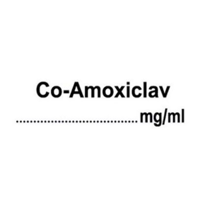 Picture of LABELS SYRINGE MEDILABEL - CO-AMOXICLAV MG/ML X 400