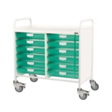 Trolley Vista 100 (Sunflower) 12 Single Depth Green Trays