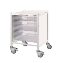 Trolley Vista 40 (Sunflower) 1 Single/2 Double Clear Tray