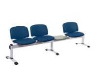 Chair Visitor Venus Modular 3 Seat/1 Table Vinyl Anti-Bacterial Upholstery Navy