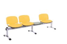 Chair Visitor Venus Modular 3 Seat/1 Table Vinyl Anti-Bacterial Upholstery Primrose