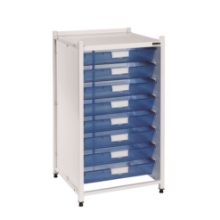 Storage Module Vista Low Level 8 Single Blue Trays