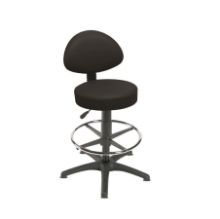 Stool Examination (Sunflower) Back Rest Glider Base & Foot Ring Black