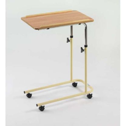 Table Overbed L Style With Castors