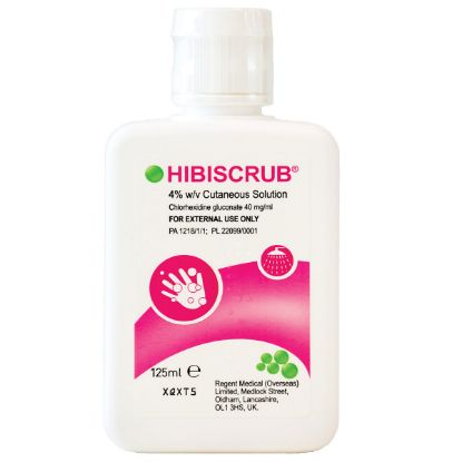 Hibiscrub Plus (Chlorhexidine) Whole Body Wash 125ml x 20